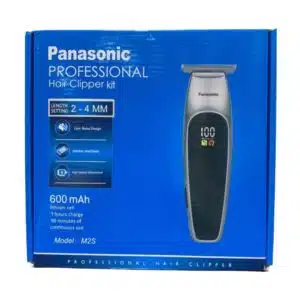 alt= ماشین اصلاح پاناسونیک M2S | خط زن حرفه ای Panasonic با تیغه استیل و شارژ سریع