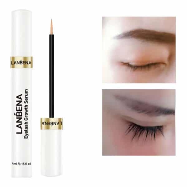 alt= سرم تقویت کننده مژه و ابرو لانبنا LANBENA | Eyelash Growth Serum | قبل و بعد-رژ بانو