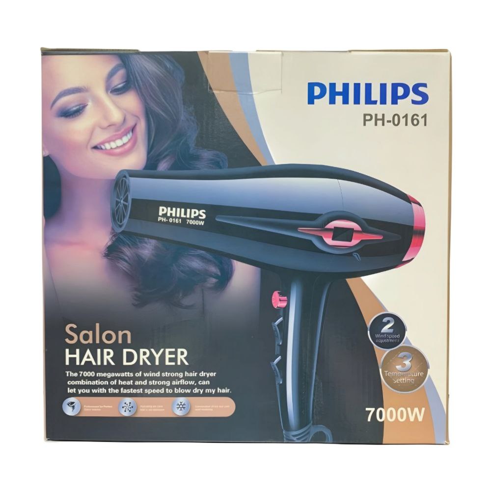 سشوار فیلیپس مدل PH-0161 با توان 7000 وات